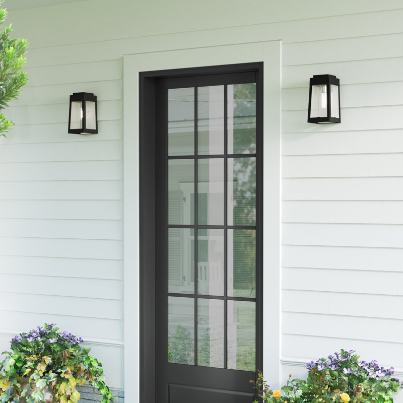 Antionetta Wall Light, 12" H x 6.25" W x 6.37" D, Black