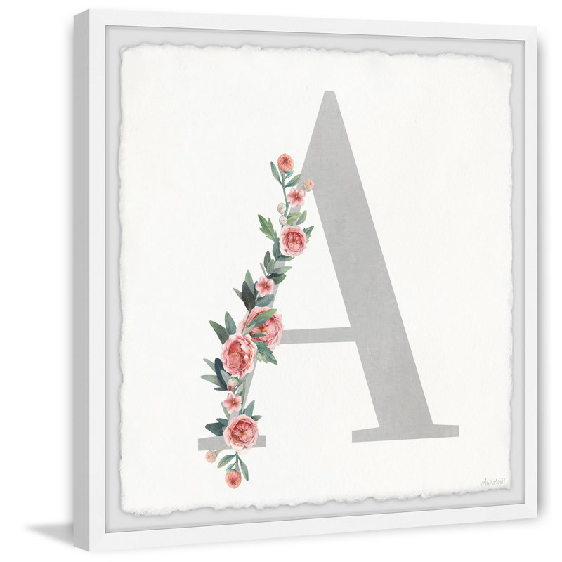 Beshears A Is for Alligator, reproduction encadrée, H 18 po x l 18 po x 1,5 po