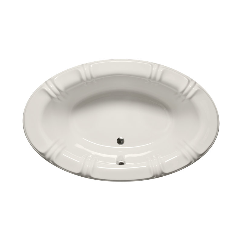 Juno 78" x 48" Drop In Combination Acrylic Bathtub, Biscuit
