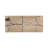  18" Gorda Crackle Travertine Tray