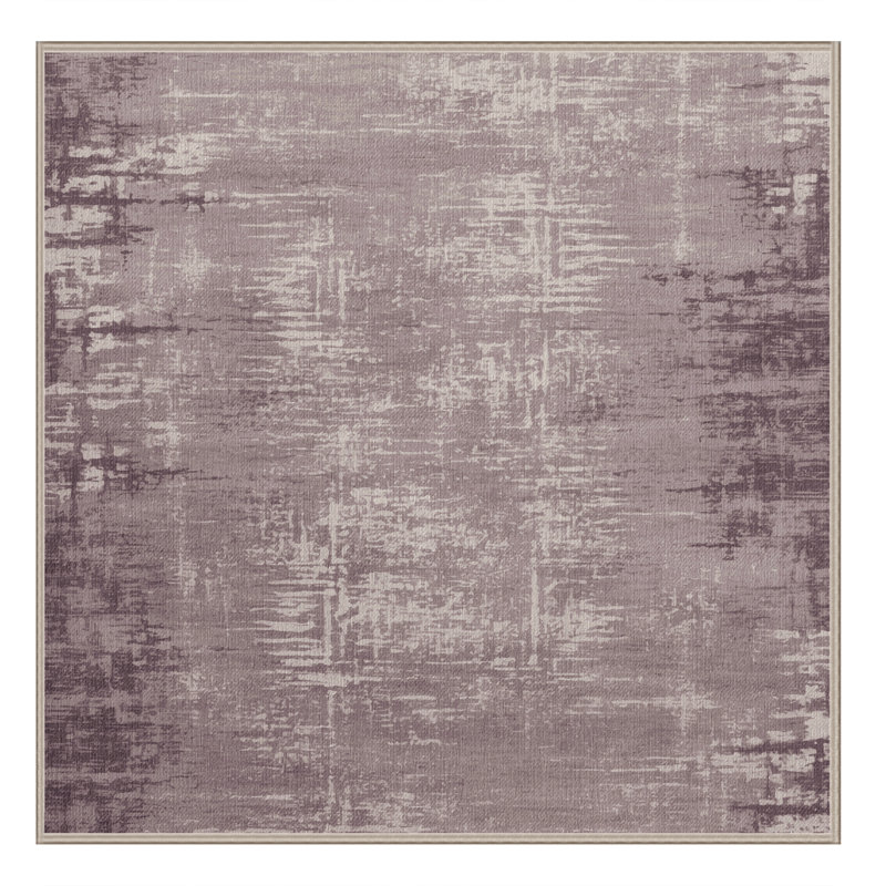 Tapis beige lavable à la machine, Carré 6 pi