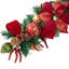 Guirlande de poinsettia de 5 pi