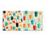 Bauxite - ensemble de 2 verres muraux abstraits géométriques en acrylique-103926635