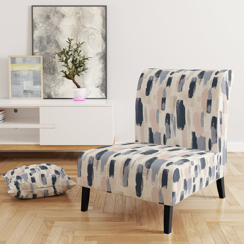 Fauteuil de chambre Abstract, Pantoufle sans accoudoirs