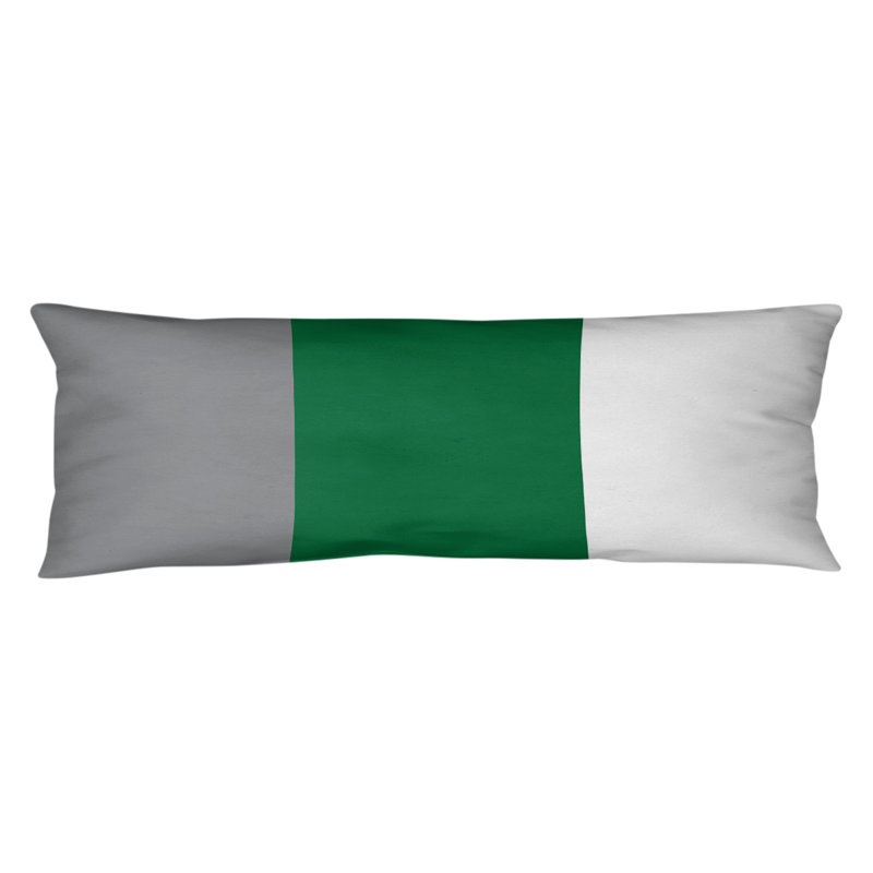 Oreiller de corps en polyester / polyester Arizona Football Stripes, Vert, Football Philadelphie