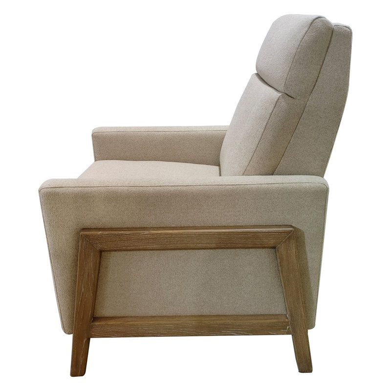 Fauteuil inclinable avec cadre en bois Hokku Designs Mercurio