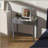 Sleek Grey Vanity Table with LED Lights,Flip-Top Mirror and 2 Drawers,Storage for Women Dressing