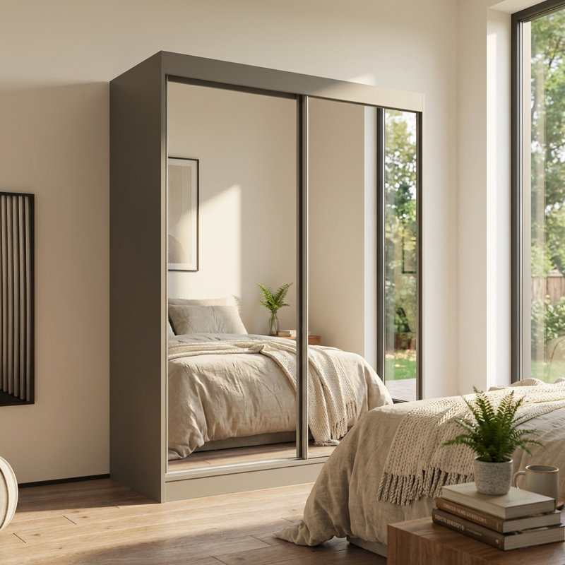 Armoire grise Aria, Gris, H 80 po x l 59 po x P 25,5 po