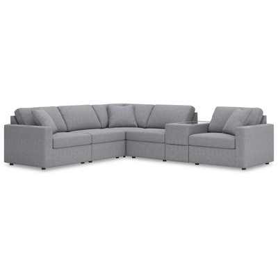 Braintree 6-Piece Sectional With Storage Console