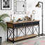 Table console à 3 tiroirs avec vestibule et tablette de rangement-1314420346