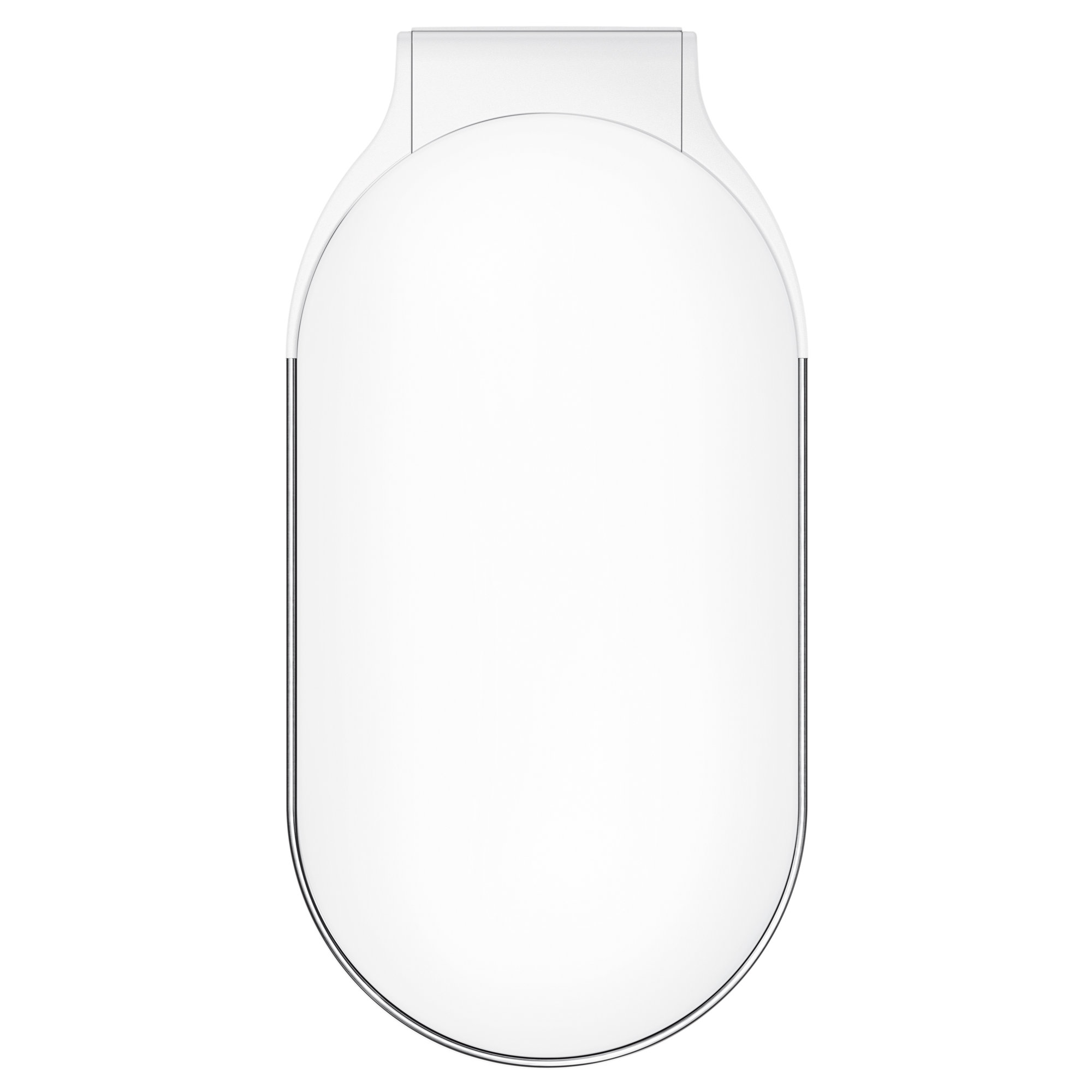 simplehuman 45 Liter / 12 Gallon Slim Hands-Free Kitchen Step Trash Can, White