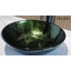 Lavabo de salle de bain en verre trempé circulaire 16,5 "x 16,5" avec bonde escamotable-124049121-124049122