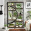 175cm H x 95cm W Iron Etagere Bookcase-1368122677