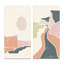 «Retro Coloured Vintage Landscape I», ensemble de 2 peintures-323727388-323727390