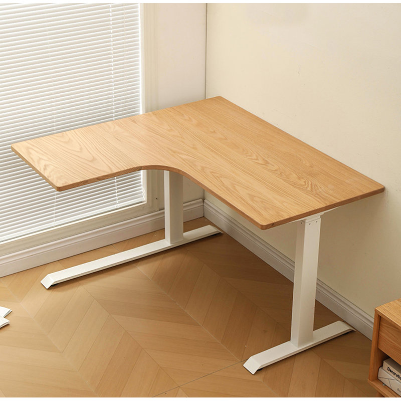 Bureau debout à hauteur réglable en L Intelligent Electric, H 28,3 po x l 55,1 po x P 43,3 po