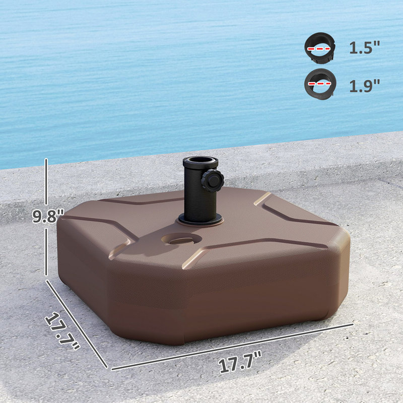 Umbrella Stand Base,Square Patio Umbrella Base Holder,Heavy Duty Outdoor Umbrella Stand Base