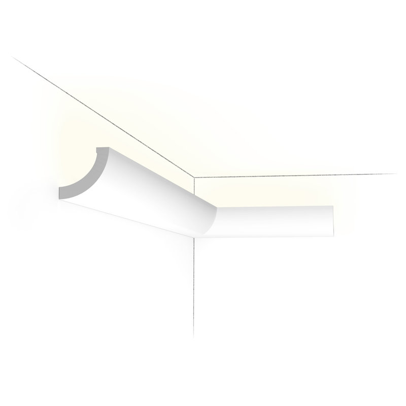 Polyuréthane haute densité, blanc apprêté H 2 po x l 78 po x P 2 po