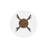 Lyan Round Glass Table, Walnut-483345071