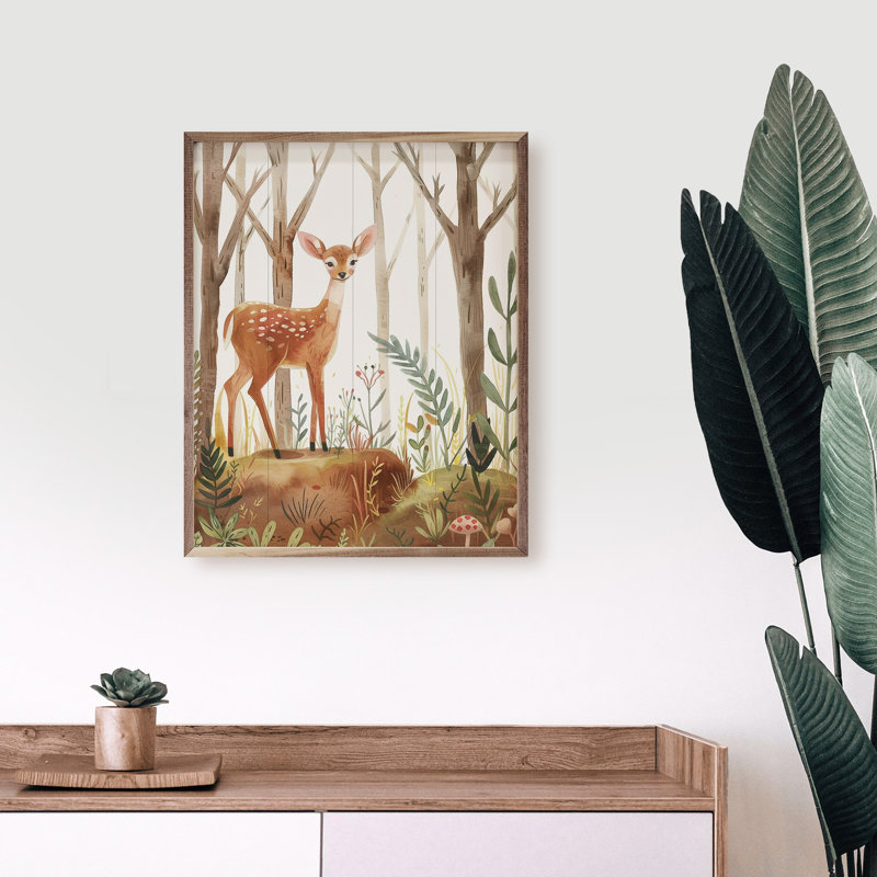 Cerf des bois, H 20 po x l 16 po x P 1,5 po