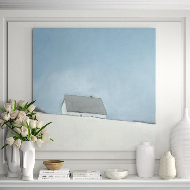 Quiet Barn Print by Barclay Butera, 47" H x 47" W x 1.5" D