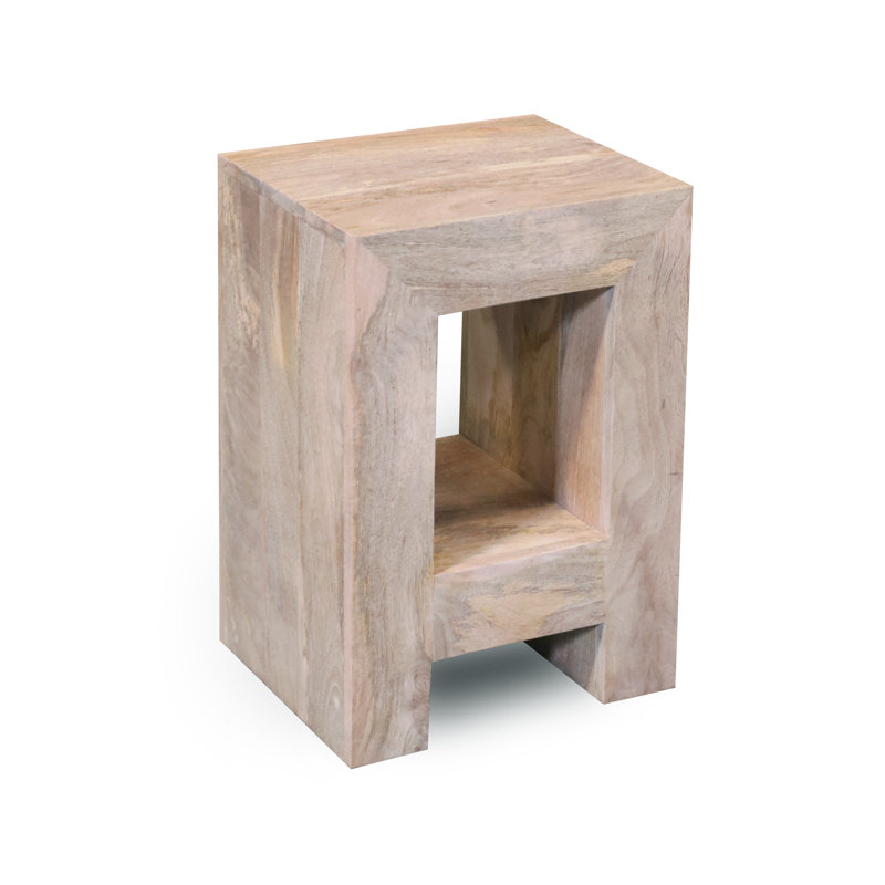 Donoghue Solid Wood Sled End Table