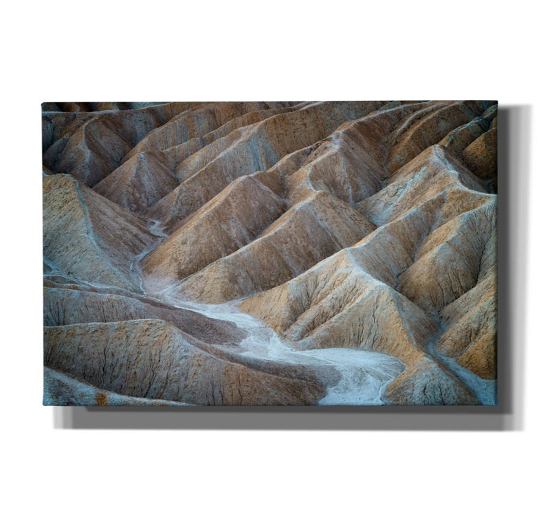 Toile épique «Zabriskie Abstract» par Rick Berk, graffiti épique, 60 po x 40 po, H 40 po x l 60 po x P 1,5 po