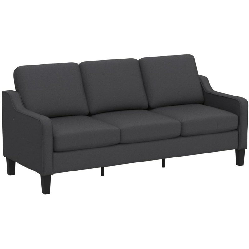 Sinica Upholstered 71.2'' Sofa, Dark Gray