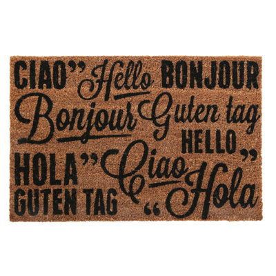 Gefion Non-Slip Solid Color Doormat