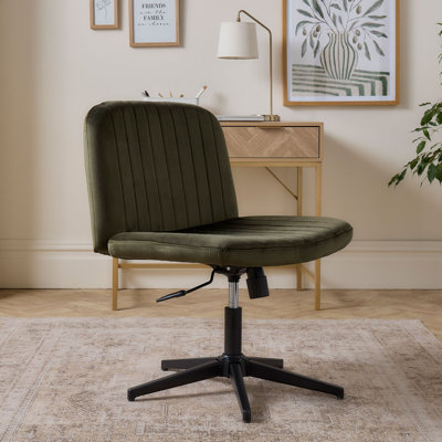 Vonhaus Dawson Velvet Office Chair