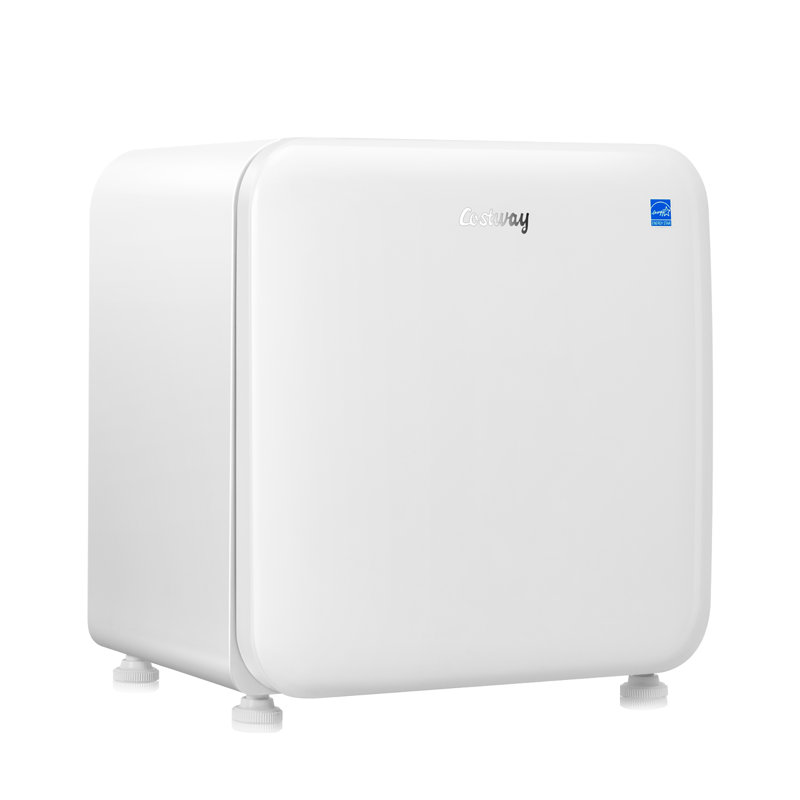 Costway 1,6 pi³ Mini réfrigérateur autoportant, Blanc