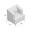 Ali Tufted Armchair-50042665