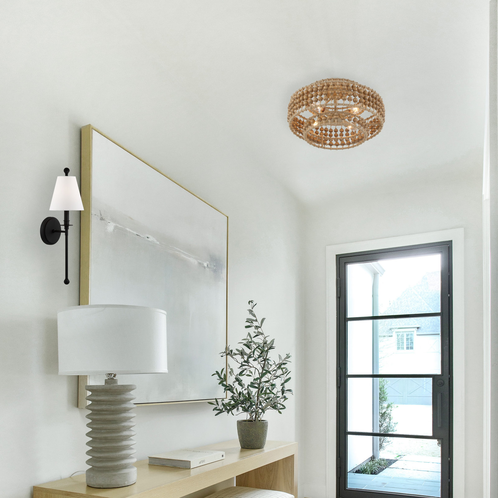 Ana 3-Light Semi Flush Mount