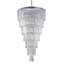 Lustre 34 lumières chrome à 7 niveaux avec cristaux transparents-1009545091