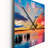 Cranes Flying During Colorful Sunset - Nautical & Coastal Wall Clock-1175671593