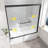 55"-60" W x 60" H Shower Door-128504512