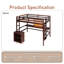 Lit mezzanine en bois avec tableau d'écriture-1060987368-1060987369