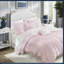 Ensemble de literie rose de qualité supérieure, 5 pièces en microfibre French Country Home Comfort