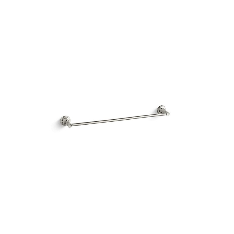 Bellis® Towel Bar, 24", Nickel Silver, 18"