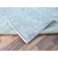 Tapis unique en laine 6 pi x 8 pi 9 po bleu 1960 de Straus