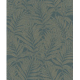 Hotel Botanical Palm Leaf Glitter Design Wallpaper Roll