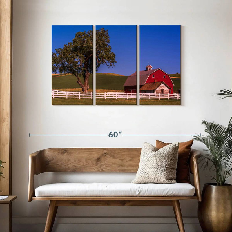 Lilie Palouse Hills Farmouse, 28" H x 45" W