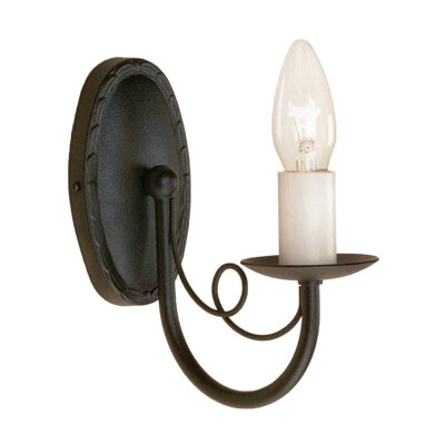 Cline Steel Candle Wall Light