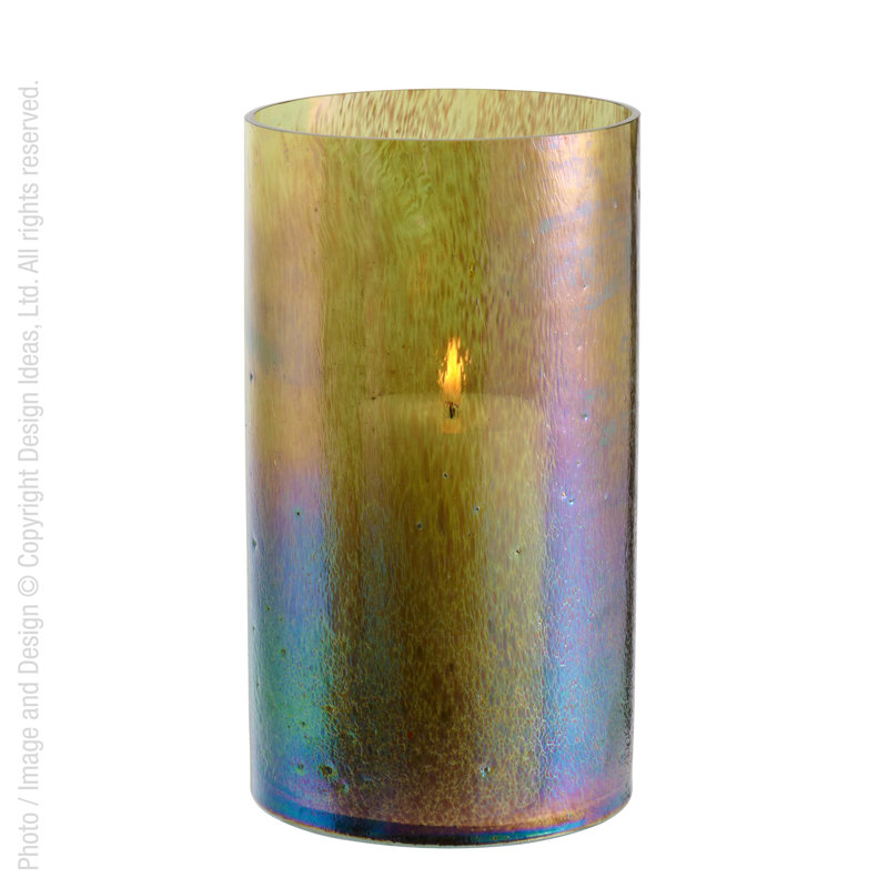 Jhana 10.24'' H Glass Tabletop Hurricane