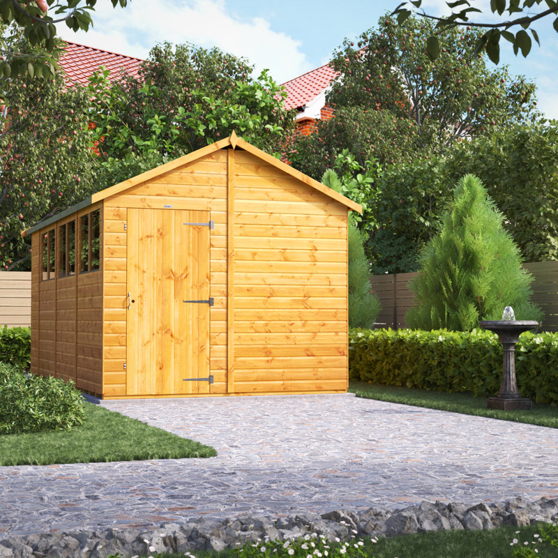 Powersheds 14 x 8ft Timber Tongue & Groove Apex Garden Shed