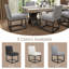 Chaise de salle à manger rembourrée Beppina-623684642