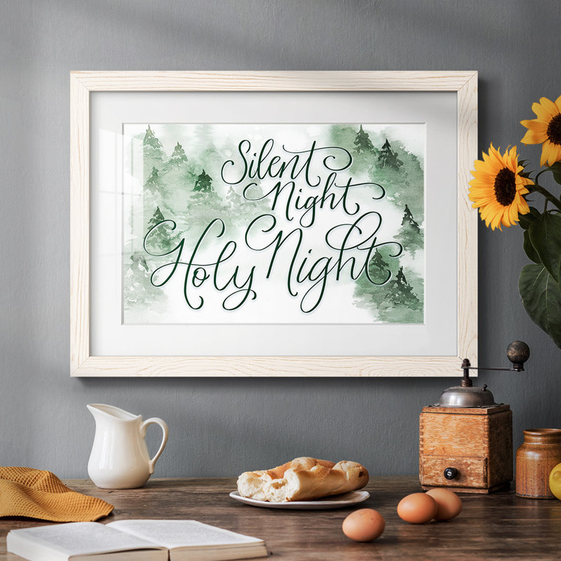 Sainte nuit, Blanc, H 26 po x l 38 po x P 1,5 po