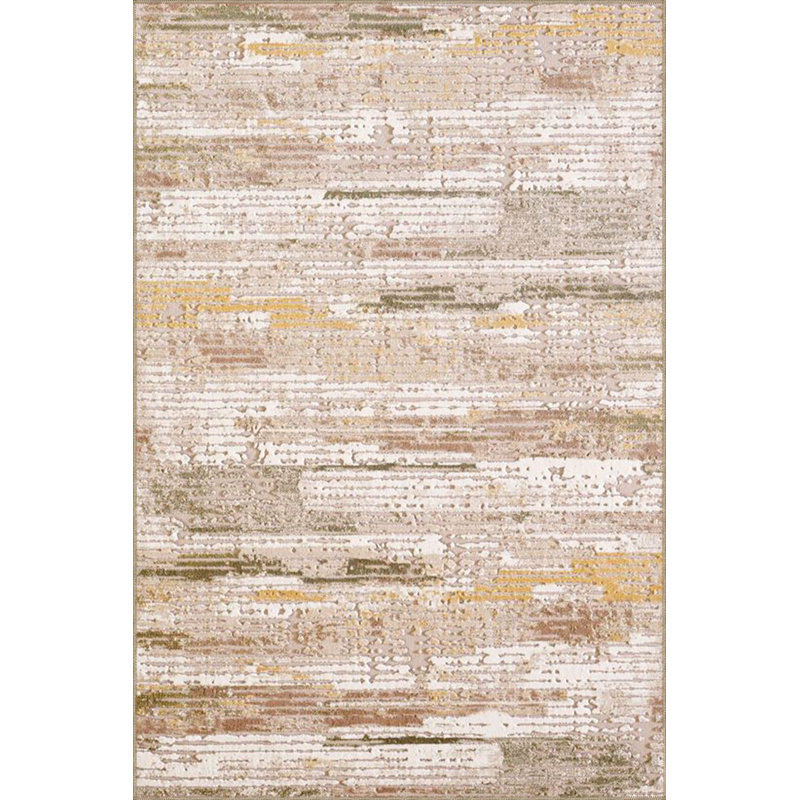 Tapis lavable à rayures Modern Modern, Sous-tapis carré 3 pi 3 po inclus