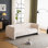 Canapé rembourré à trois places Wave Design Boucle pour salon, chambre à coucher, appartement et bureau