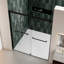 Porte de douche à dérivation, porte coulissante, avec verre trempé 5/16 po-114613470