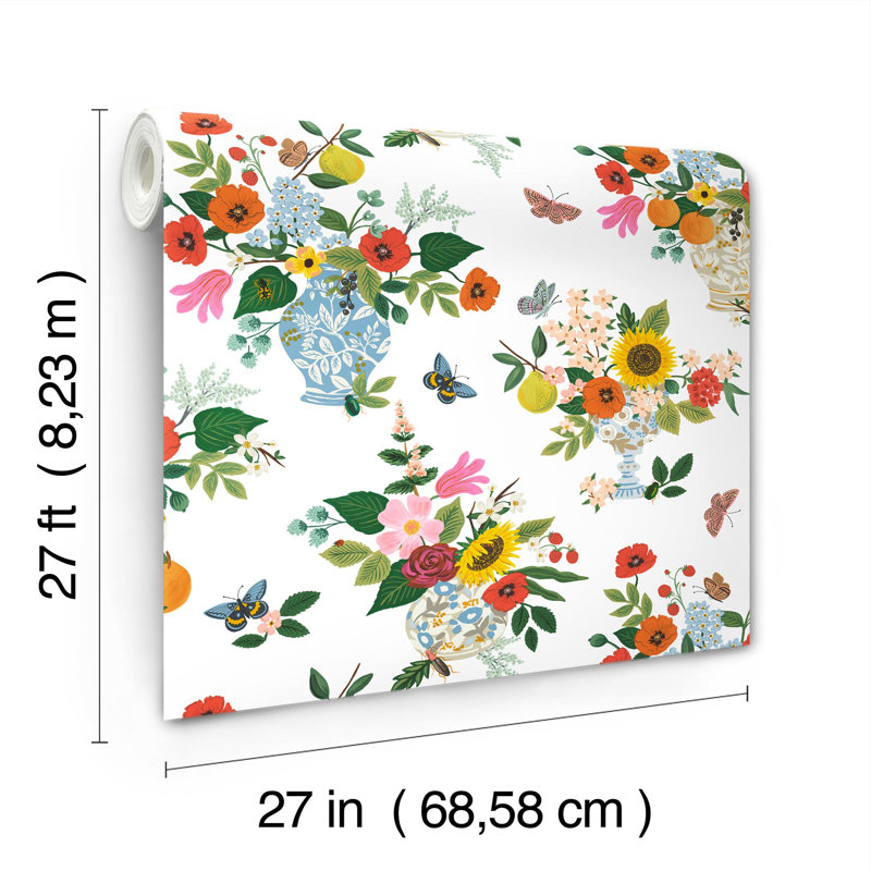 Flower Studies Wallpaper, Bright